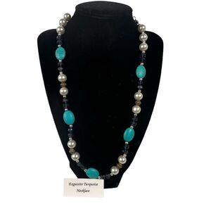 New Skyline Collection Necklace Turquoise Adjustable Summer Statement